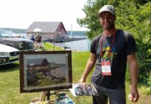 From Plein Air Magazine: In the Meantime Plein air watercolor painting - OutdoorPainter.com