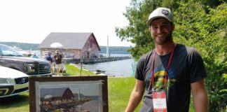 Plein air watercolor painting - OutdoorPainter.com