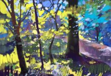 Kelly Kane’s Pick of the Week: Deepdene Sparkle Tara Will, “Deepdene Sparkle,” 2019, pastel, 24 x 24 in., Private collection, Plein air