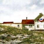 A Fourth of July Watercolor by Bradley Hendershot Plein air watercolor paintings