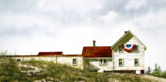 Plein air watercolor paintings