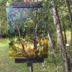 Plein air landscape painting critiques