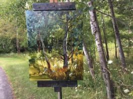 Plein air landscape painting critiques