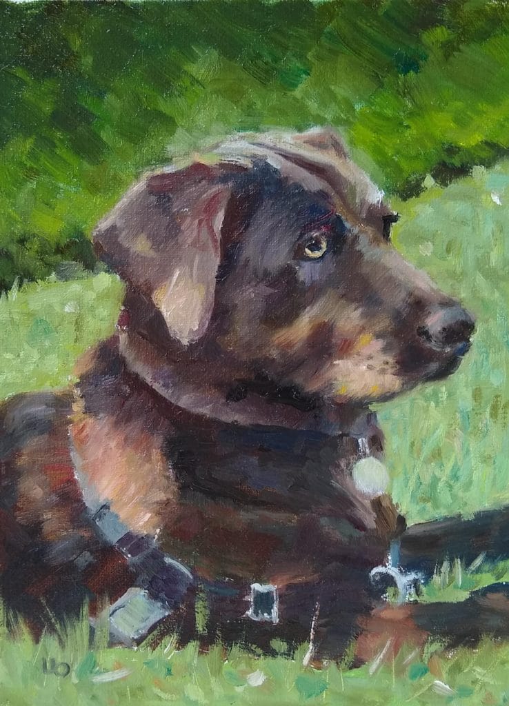 Creative art prompts - dog paintings - OutdoorPainter.com