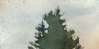 Painting trees with watercolor - OutdoorPainter.com