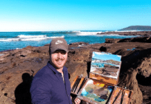 Celebration of Selfies Plein air artists