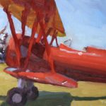 Plein air oil paintings