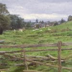 Plein air landscape painting - Tom Hughes