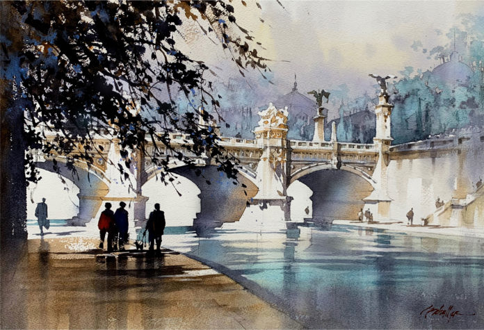 Thomas Schaller watercolor paintings