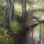 Painting outdoors - "Still Waters" by Joe Gyurcsak