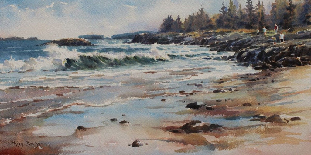 Plein Air Magazine - painting waves in watercolor