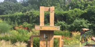 Painting outdoors - garden studies