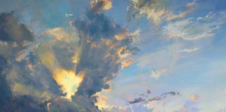 Sunrise and sunset paintings