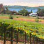 Jill Stefani Wagner, “Bowers Harbor,” 2019, pastel, 12 x 16 in., Available from artist, Plein air