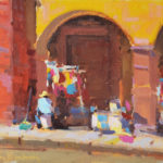 Anne Blair Brown, “Es Mi Padre,” 2018, oil, 11 x 14 in., Private collection, Plein air