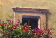 Kelly Kane’s Pick of the Week: La Bougainvillea at my Window Plein air paintings