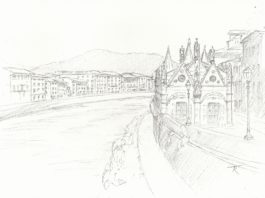 drawing architecture landcapes - Thom Rozendaal