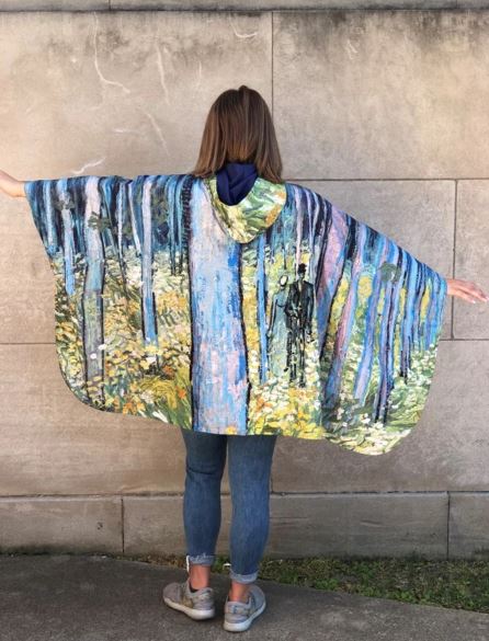 fun gifts for artists - Van Gogh rain poncho 110620