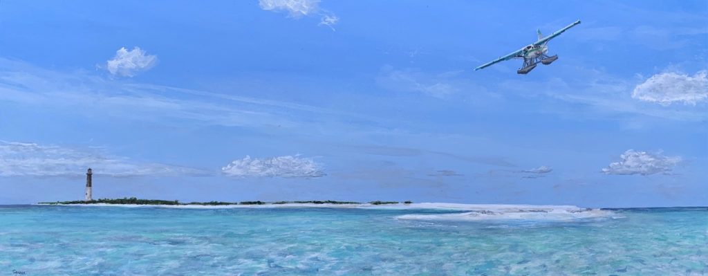 Painting skies and water - Key West