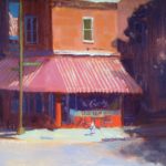 Plein air oil painting