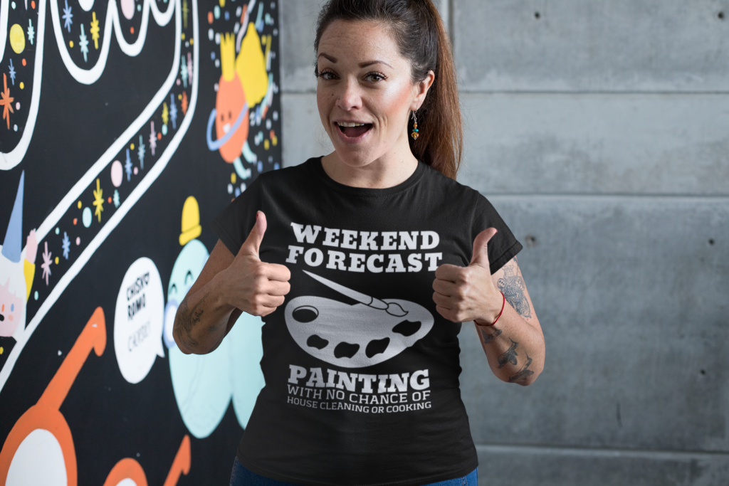 tshirts for artists - weekend forecast C