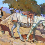 Painting of two horses