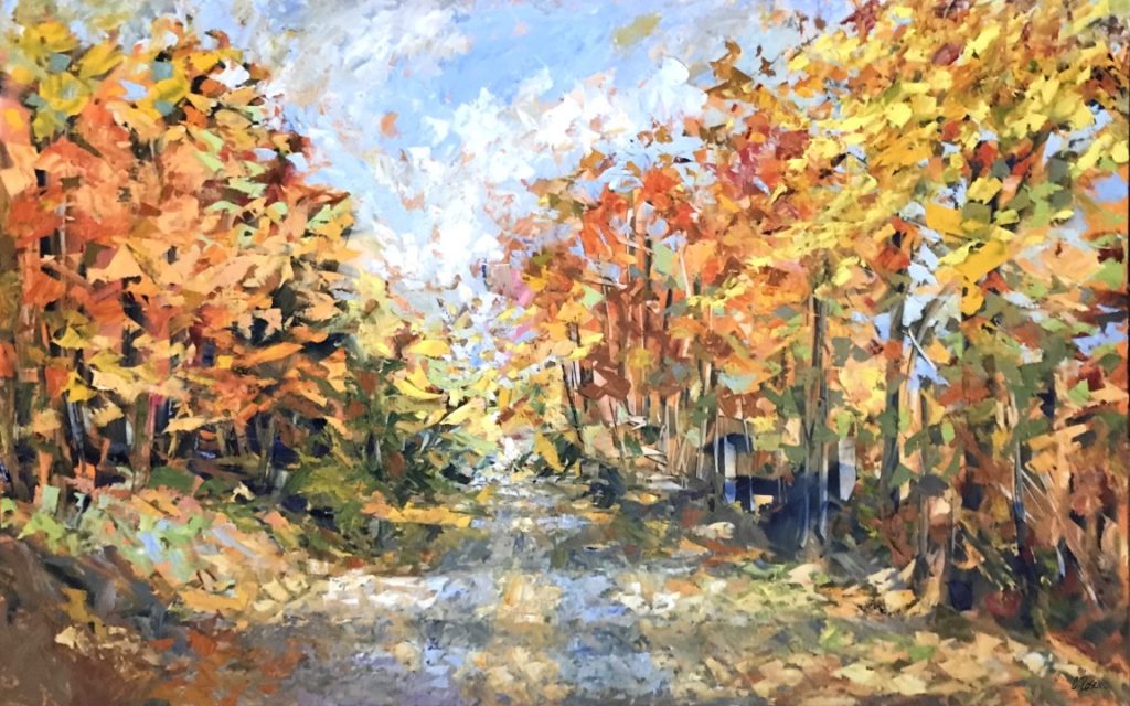 Landscape painting by Cynthia Rosen