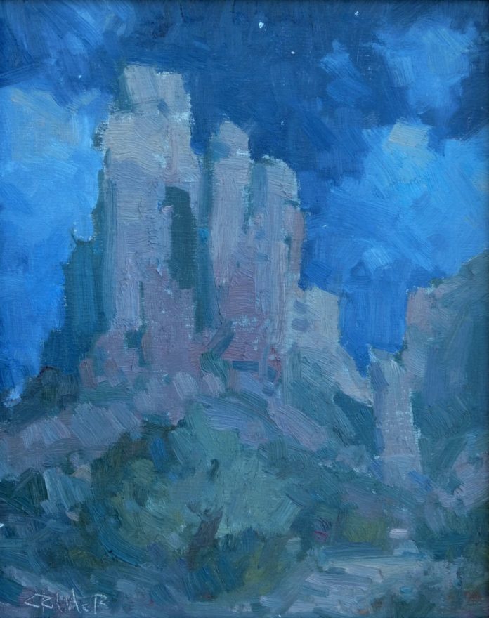 Painting nocturnes in plein air