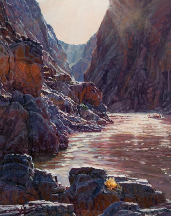 plein air painting Grand Canyon Elizabeth Black