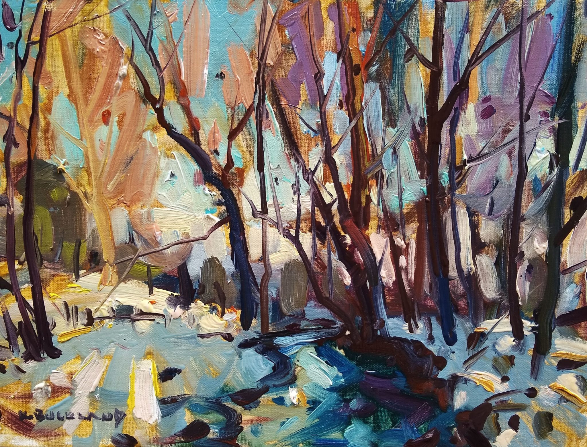 6 Soothing Snowscape Paintings - OutdoorPainter