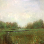 Plein air landscape painting