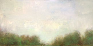 Plein air landscape painting