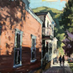 Preview the Upcoming PleinAir Magazine (February/March 2021) Shelby Keefe, “Telluride Stroll” (oil, 16 x 20 in.)