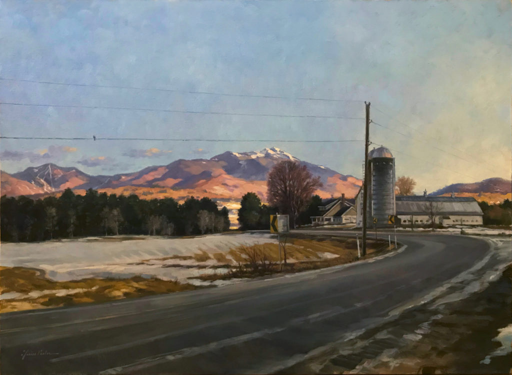 Garin Baker, "Signs of Spring" landscape painting