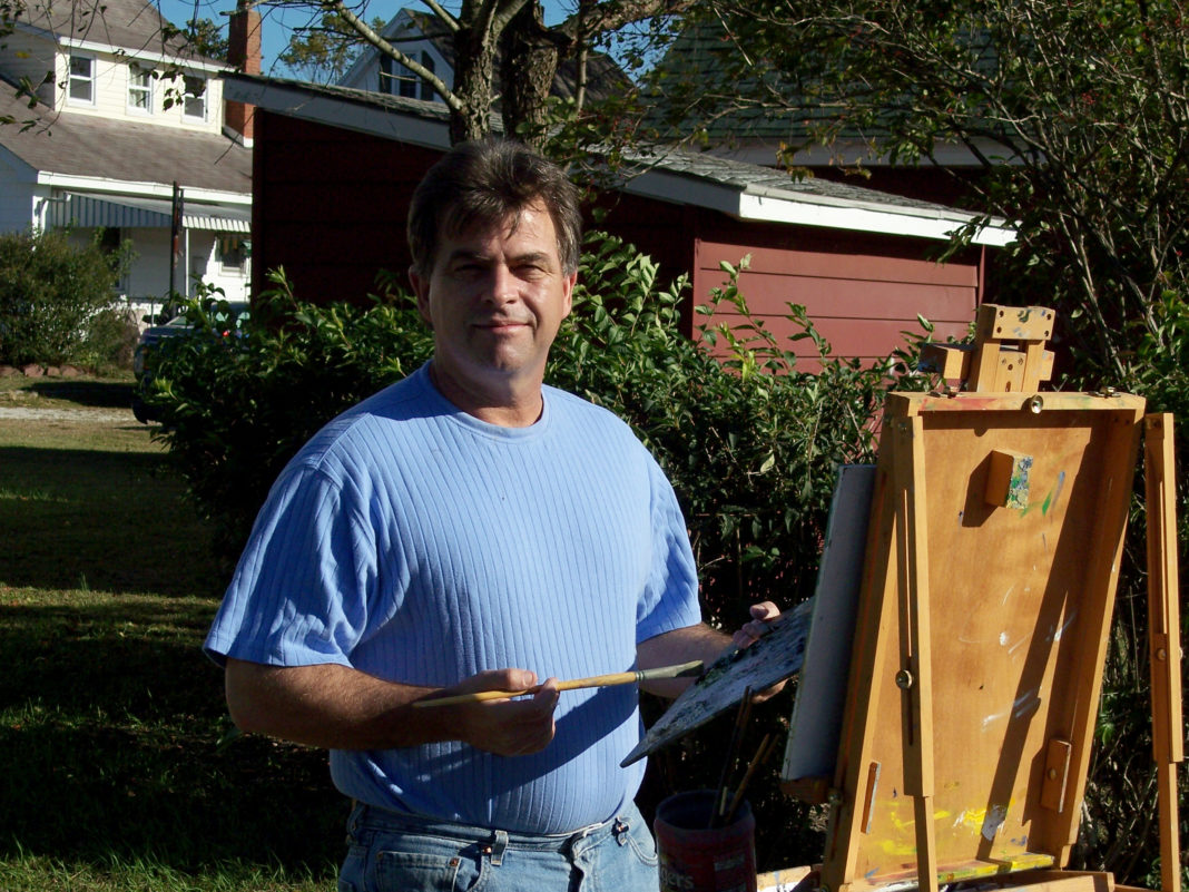 Plein air painter John Eiseman