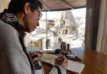 Ivan Chow, author of "Travel Sketching: Drawing Insights from Instanbul"