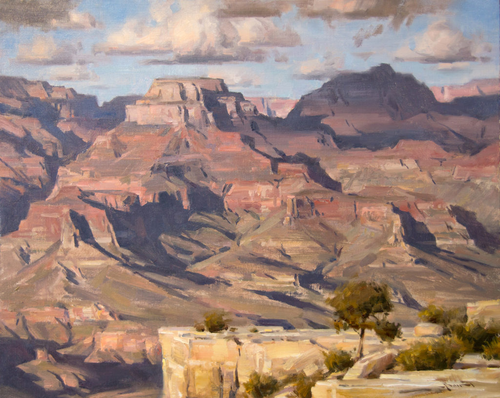 Landscape painting composition - Grand Canyon