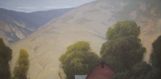 landscape oil painting composition