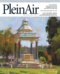 Plein Air Magazine AprilMay 2021 cover