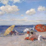 William Merritt Chase plein air seaside painting