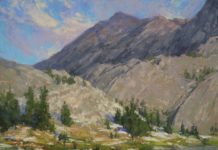 Kim Lordier, “Ediza Shoreline,” 2020, pastel