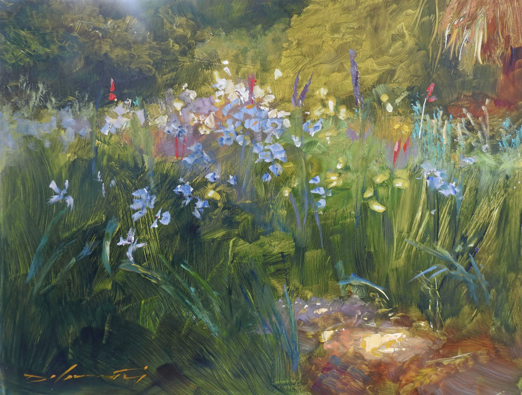 Painting of a garden