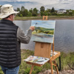 Time to Get Outside! Your Plein Air Painting Events Guide for June 2021 A scene from the Parrsboro International Plein Air Festival (June 17-20, 2021, Nova Scotia)