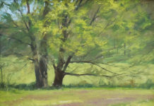 On Painting Landscapes: Nature’s Student Painting trees en plein air