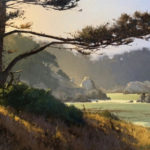 Plein Air Salon - "Morning Shadows at Pt Lobos" by Brian Blood