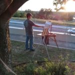 Plein air painter Randall Cogburn