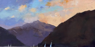 Pastel painting by Tony Allain