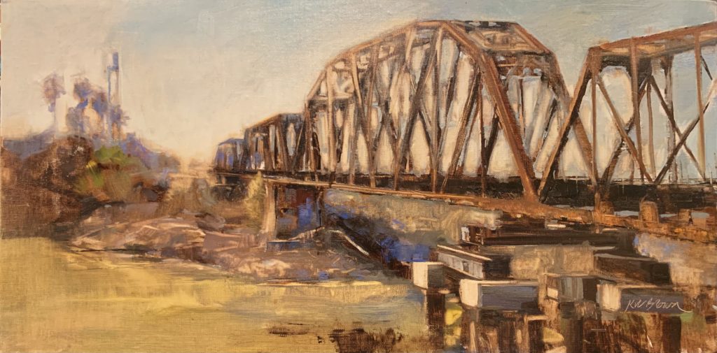 Painting of a bridge