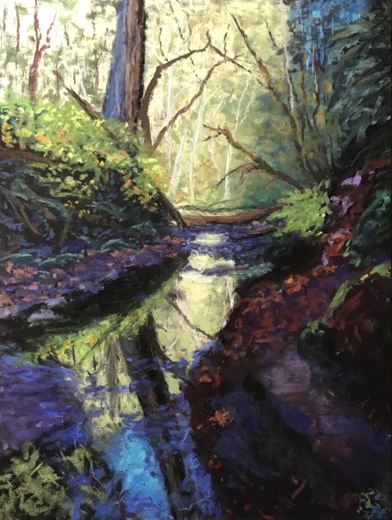 Paintings of water - pastel