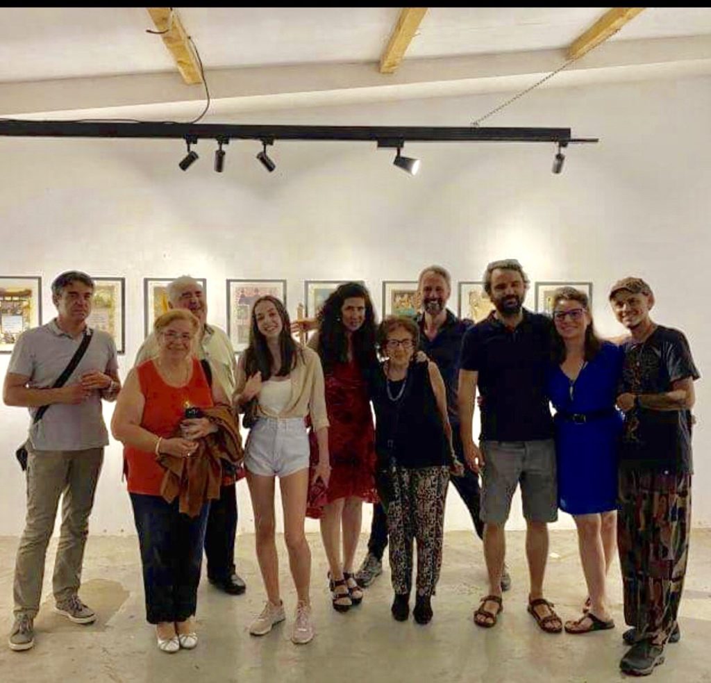 Artists at gallery